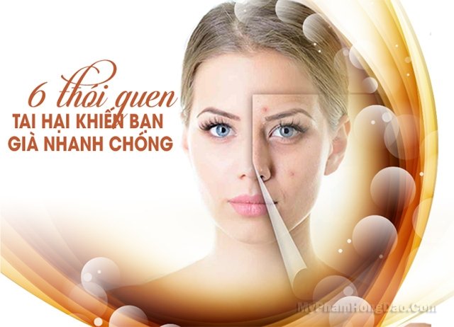 6 thói quen khiến bạn trông già trước tuổi