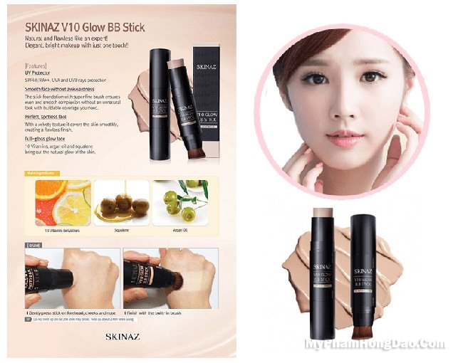 Kem Nền Dạng Thỏi BB Stick Skinaz Có Giá Bao Nhiêu Mua Ở Đâu Chính Hãng