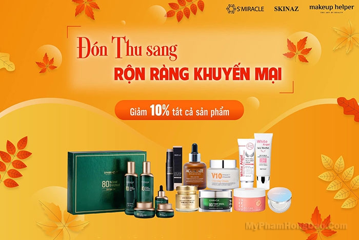 MỸ PHẨM SKINAZ, SMIRACLE GIẢM GIÁ SỐC THÁNG 8/2023