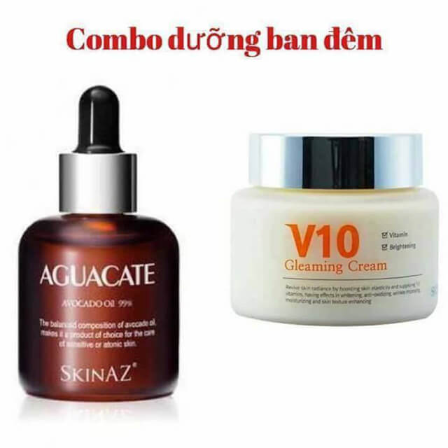 COMBO DƯỠNG DA BAN ĐÊM SKINAZ HÀN QUỐC