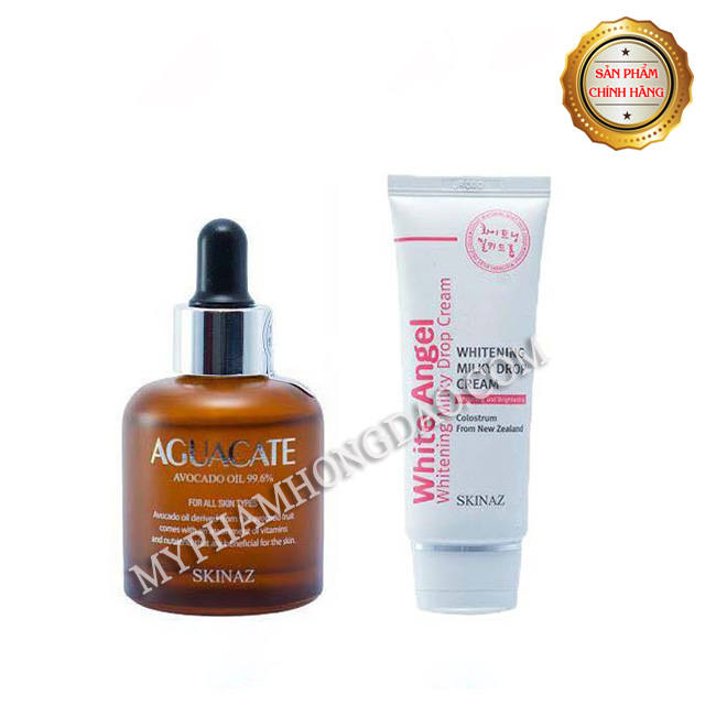 COMBO DƯỠNG TRẮNG DA BAN NGÀY SKINAZ HÀN QUỐC