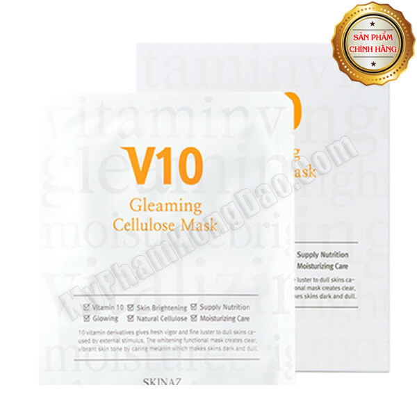 ĐẮP MẶT NẠ V10 SKINAZ CAO CẤP HÀN QUỐC