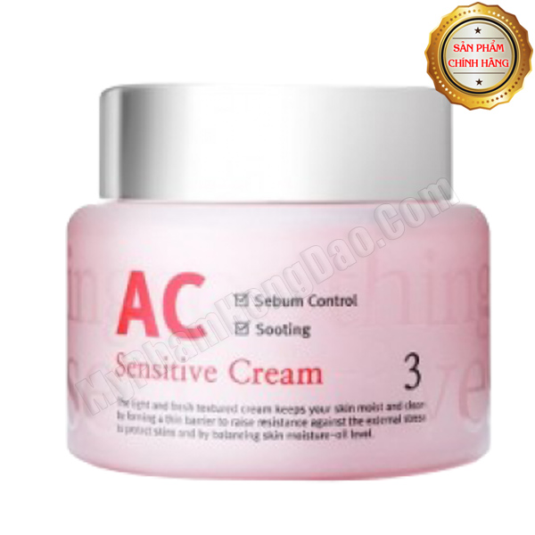 KEM DƯỠNG AC SENSITIVE SKINAZ PHỤC HỒI DA HƯ TỔN